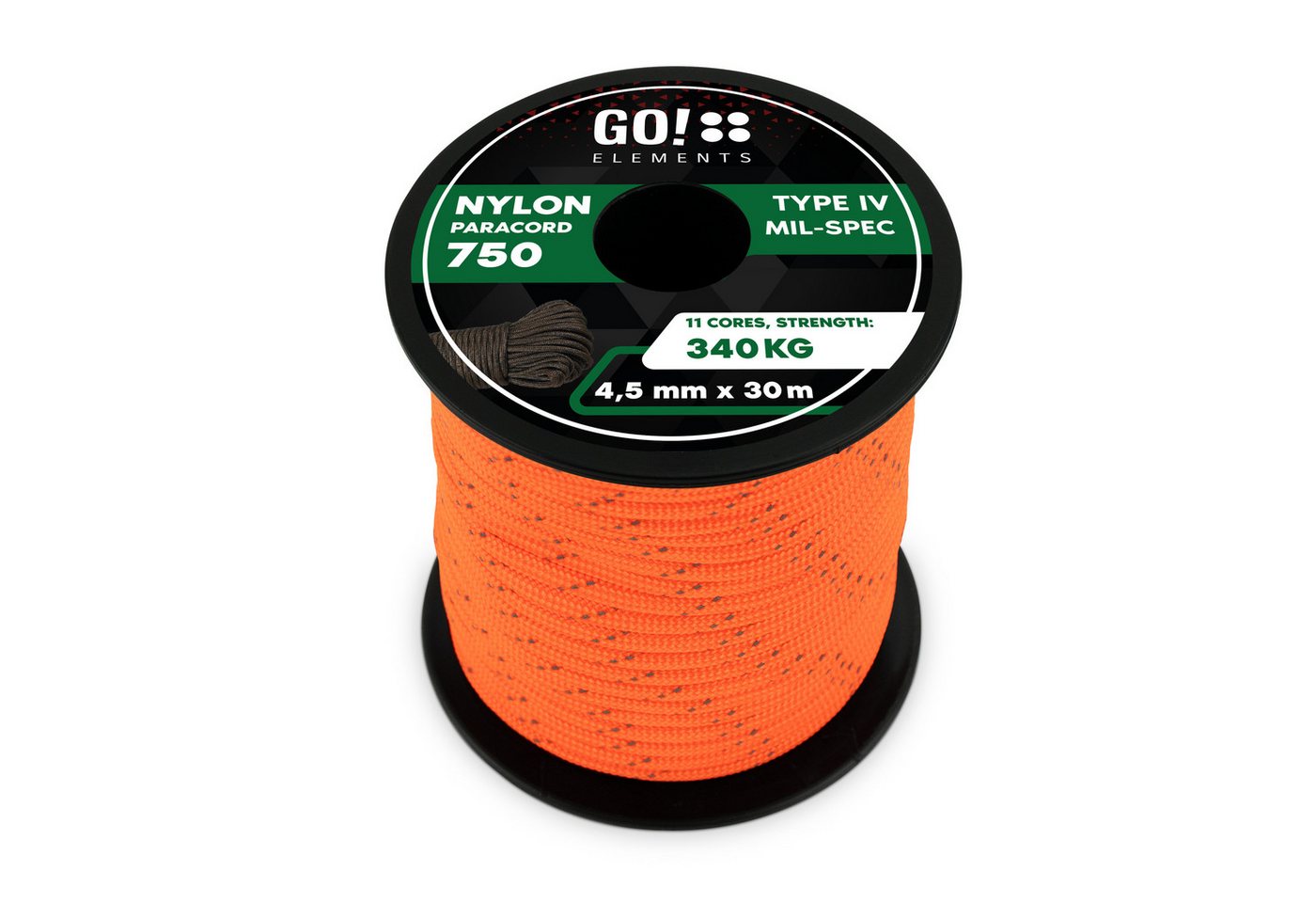 GO!elements Paracord 750 - 4,5mm Seil GO!elements Paracord 750 - 4,5mm Seil von GO!elements