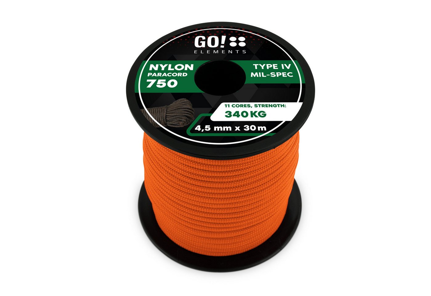 GO!elements Paracord 750 - 4,5mm Seil GO!elements Paracord 750 - 4,5mm Seil von GO!elements