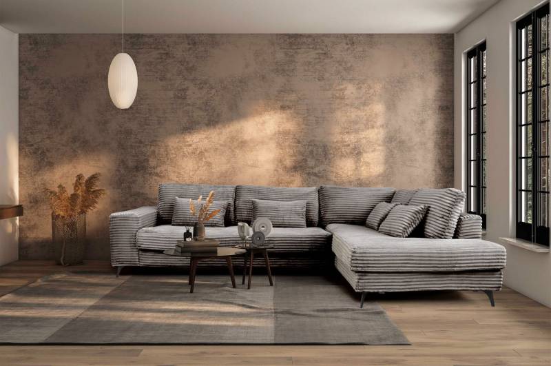 GO. MÖBEL Ecksofa L-Form Cord Stoff – Modernes Wohnzimmer Sofa, Komfortable Wohnlandschaft in L-Form – Zeitloses Ecksofa-Design GO. MÖBEL Ecksofa L-Form Cord Stoff – Modernes Wohnzimmer Sofa, Komfortable Wohnlandschaft in L-Form – Zeitloses Ecksofa-Design von GO. MÖBEL