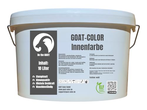 GOAT Innenfarbe, Wandfarbe (Sand, 10kg) von GOAT Color