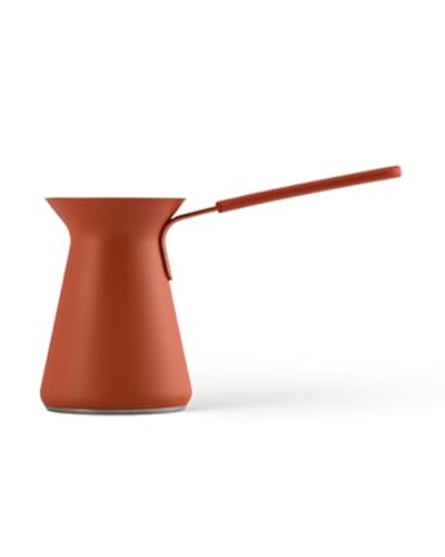 Moderne türkische Kaffeekanne OTTO, 550 ml, Edelstahl - BRICK - Funktioniert bei allen Herdarten von GOAT STORY