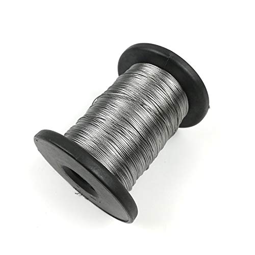 GOBBIS Stahlseil,Drahtseil 100Meter 1 * 7 Angelschnur 0,3 mm 0,4 mm 0,5 0,6 mm Durchmesser Weichstahl Stranded Drahtseil Kabelnichtrostender Edelstahl 304 (Size : Diameter 0.3mm) von GOBBIS