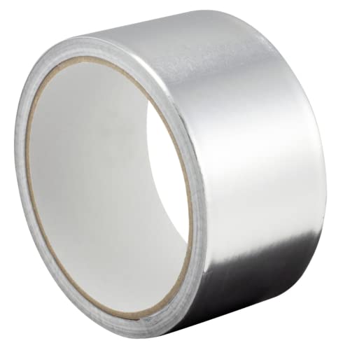 Aluminium Klebeband, 48 mm x 10 m, selbstklebendes Alu Klebeband, silber, Wasser- und hitzebeständig Band zum Versiegeln, Reparieren und Isolieren, 1 Rolle von Gocableties von GOCABLETIES