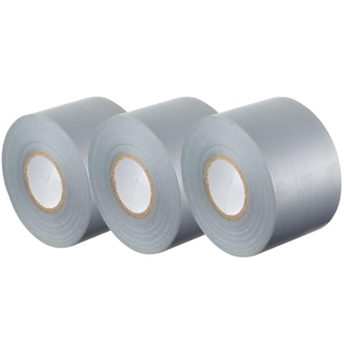 GOCABLETIES - Isolierband Grau - 50 mm x 33 m - strapazierfähiges, selbstklebendes Isolierband - zum Schutz, Bündeln und Reparieren von Kabeln - 3 Rollen von GOCABLETIES