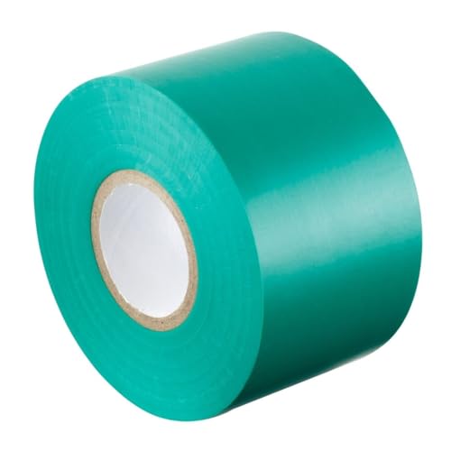 GOCABLETIES - Isolierband Grün - 50 mm x 33 m - strapazierfähiges, selbstklebendes Isolierband - zum Schutz, Bündeln und Reparieren von Kabeln - 1 Rolle von GOCABLETIES