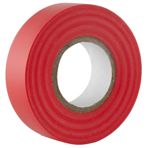 GOCABLETIES - Isolierband Rot - 19 mm x 20 m - strapazierfähiges, selbstklebendes Isolierband - zum Schutz, Bündeln und Reparieren von Kabeln - 1 Rolle GOCABLETIES - Isolierband Rot - 19 mm x 20 m - strapazierfähiges, selbstklebendes Isolierband - zum Schutz, Bündeln und Reparieren von Kabeln - 1 Rolle von GOCABLETIES