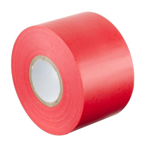 GOCABLETIES - Isolierband Rot - 50 mm x 33 m - strapazierfähiges, selbstklebendes Isolierband - zum Schutz, Bündeln und Reparieren von Kabeln - 1 Rolle von GOCABLETIES
