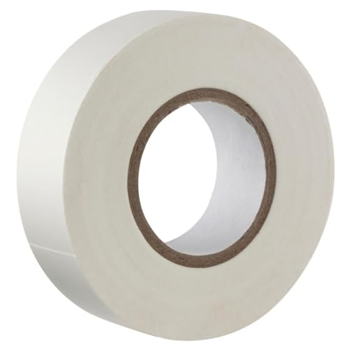 GOCABLETIES - Isolierband Weiß - 19 mm x 20 m - strapazierfähiges, selbstklebendes Isolierband - zum Schutz, Bündeln und Reparieren von Kabeln - 1 Rolle von GOCABLETIES