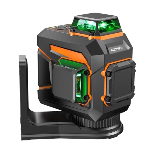GOCHIFIX laser Wasserwaage Nivelliergerät Linienlaser 2X360 Grüner Horizontales Vertikales Laser-Nivelliergerät Für Den Bau Impulsmodus Für Heimwerker Und Verschiedene Baustellen GOCHIFIX laser Wasserwaage Nivelliergerät Linienlaser 2X360 Grüner Horizontales Vertikales Laser-Nivelliergerät Für Den Bau Impulsmodus Für Heimwerker Und Verschiedene Baustellen von GOCHIFIX