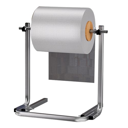 GOCHUSX Handabroller Für Stretchfolie, Verstellbarer Luftpolsterfolienständer, Gewerblicher Stand-Verpackungsständer Aus Baumwolle Für Verpackung, Umzug Und Versand(80x54x70cm) von GOCHUSX
