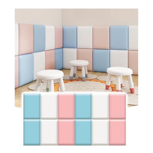 GOCHUSX Selbstklebend Wandpolsterung, Abziehbares Und Klebendes Kopfteil, Lederbezogene Tapete, Weiches Kissen Für Schlafzimmer- Und Wohnzimmertüren(180x80cm) von GOCHUSX