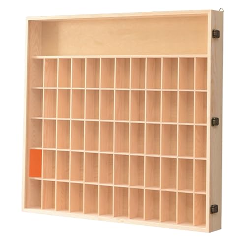 GOCHUSX Transparente Vitrine Für Figuren, Vitrine Aus Acrylholz, Stapelbare Offene Vitrine Für Sammlerstücke Und Mini-Actionfiguren(77.6x8.5x71cm) von GOCHUSX