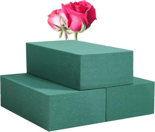 GOCUODE Steckschaum,Blumensteckschaum，Steckmoos，Steckschwamm，Blumenschaum (4 Stück Steckschaum) von GOCUODE