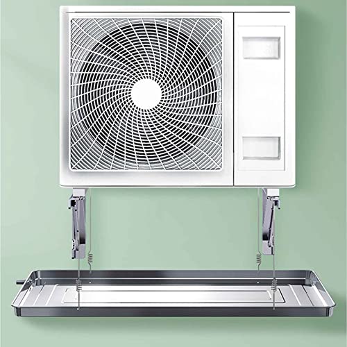 GODARM Kondensatwanne Edelstahl-Auffangwanne Matte mit 1m Abflussrohr, Schnalle und Eisendraht - Universeller leiser Wassersammler für Klimaanlagen (Size : 1-2P-rounded) von GODARM
