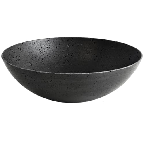 GODELMANN handgefertigte Betonschale rund Ø 27cm in Schwarz I aus hochwertigem Beton - als Deko Schale, Müsli Schüssel, Bowl - zeitlose Eleganz I Made in Germany von GODELMANN