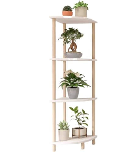 GODFSAHG Eckleiter Regal 4 Etagen Eckregal Holz Eckständer Display Pflanzenständer für kleine Räume Schlafzimmer Wohnzimmer Wohnzimmer Organizer GODFSAHG Eckleiter Regal 4 Etagen Eckregal Holz Eckständer Display Pflanzenständer für kleine Räume Schlafzimmer Wohnzimmer Wohnzimmer Organizer von GODFSAHG