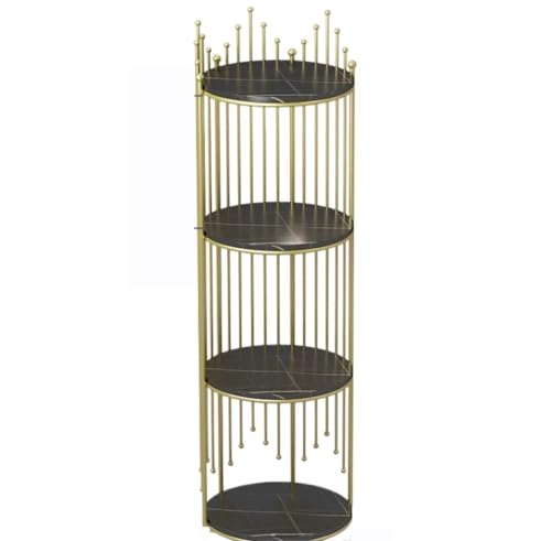 GODFSAHG Eckleiterregal, freistehend, 4 Ebenen, Metall-Eckregal, Eckregal, Bücherregal, Ausstellungsregal, Aufbewahrung, Eckständer, Regal für Schlafzimmer, Wohnzimmer, Organizer (B) von GODFSAHG