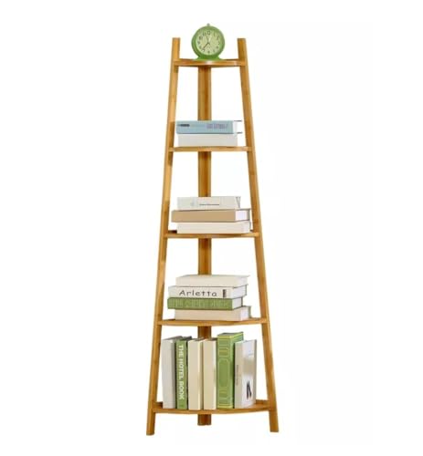 GODFSAHG Eckleiterregal 5 Etagen Eckregal Ständer Bambus Eckregal Bücherregal Pflanzenständer Display Regal für Wohnzimmer Büro Küche Wohnzimmer Organizer GODFSAHG Eckleiterregal 5 Etagen Eckregal Ständer Bambus Eckregal Bücherregal Pflanzenständer Display Regal für Wohnzimmer Büro Küche Wohnzimmer Organizer von GODFSAHG