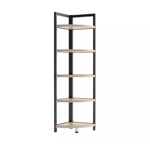 GODFSAHG Eckregale 5 Etagen Eckregal Metall und Holz Eckständer Eckregal Bücherregal Pflanzenständer Lagerregal für Wohnzimmer Küche Eckregal Eckständer GODFSAHG Eckregale 5 Etagen Eckregal Metall und Holz Eckständer Eckregal Bücherregal Pflanzenständer Lagerregal für Wohnzimmer Küche Eckregal Eckständer von GODFSAHG