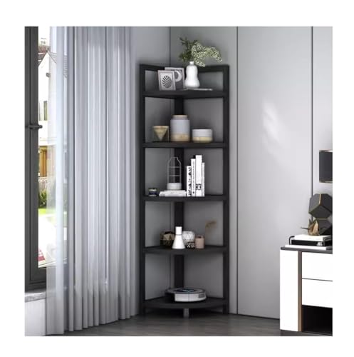 GODFSAHG Eckregale 5 Etagen Eckregal Metall und Holz Eckständer Eckregal Bücherregal Pflanzenständer Lagerregal für Wohnzimmer Küche Eckregal Eckständer GODFSAHG Eckregale 5 Etagen Eckregal Metall und Holz Eckständer Eckregal Bücherregal Pflanzenständer Lagerregal für Wohnzimmer Küche Eckregal Eckständer von GODFSAHG
