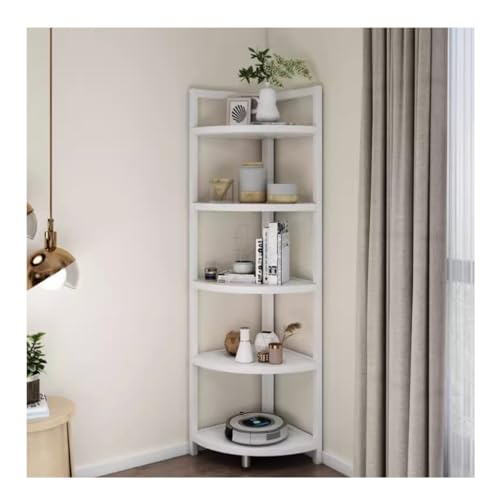 GODFSAHG Eckregale 5 Etagen Eckregal Metall und Holz Eckständer Eckregal Bücherregal Pflanzenständer Lagerregal für Wohnzimmer Küche Eckregal Eckständer GODFSAHG Eckregale 5 Etagen Eckregal Metall und Holz Eckständer Eckregal Bücherregal Pflanzenständer Lagerregal für Wohnzimmer Küche Eckregal Eckständer von GODFSAHG