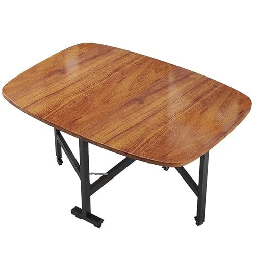 GODFSAHG Esstisch aus Holz, zusammenklappbarer Esstisch mit beweglichen Rollen, 120 cm, massives Holz, zusammenklappbarer Küchentisch, ideal für kompakte Küchen GODFSAHG Esstisch aus Holz, zusammenklappbarer Esstisch mit beweglichen Rollen, 120 cm, massives Holz, zusammenklappbarer Küchentisch, ideal für kompakte Küchen von GODFSAHG