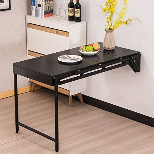 GODFSAHG Wandmontierter Klapptisch Kleine Wohnung Unsichtbarer Tisch Multifunktionaler Wandschreibtisch Computertische Werkbank Küchentische für Kleine Räume Zuhause Büro von GODFSAHG