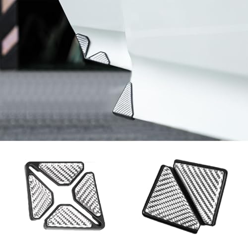 GODSLLY 4 Stück Autotür-Eckenschutzaufkleber, Kompatibel mit LEAPMOTOR C10 C11 C16 B10, Rechtwinkliger Kantenschutz für Türencken,C Silver von GODSLLY