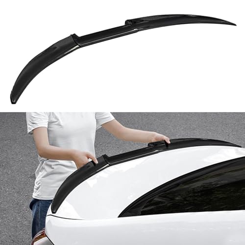 GODSLLY Kompatibel für VW ID.7 VIZZION 2023 2024+, Auto Heckspoiler Sedan Dachspoiler Lip Splitter Dachheckspoilerflügel Kofferraumspoiler Zubehör,A Glossy Black GODSLLY Kompatibel für VW ID.7 VIZZION 2023 2024+, Auto Heckspoiler Sedan Dachspoiler Lip Splitter Dachheckspoilerflügel Kofferraumspoiler Zubehör,A Glossy Black von GODSLLY