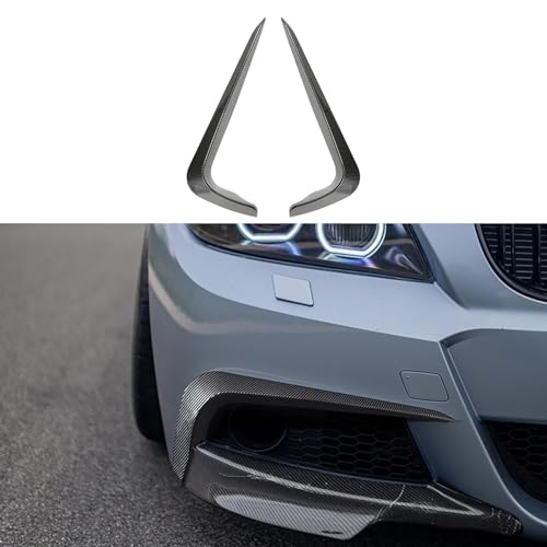 GODSLLY Stoßstange Gitter Frontspoiler Lufteinlässe Rahmen Zierleisten, Kompatibel für BMW 3 Series E90 E91 LCI M Sport 2009-2012, Front Spoiler Lip Diffusor Splitter, B Carbon Fiber Pattern GODSLLY Stoßstange Gitter Frontspoiler Lufteinlässe Rahmen Zierleisten, Kompatibel für BMW 3 Series E90 E91 LCI M Sport 2009-2012, Front Spoiler Lip Diffusor Splitter, B Carbon Fiber Pattern von GODSLLY