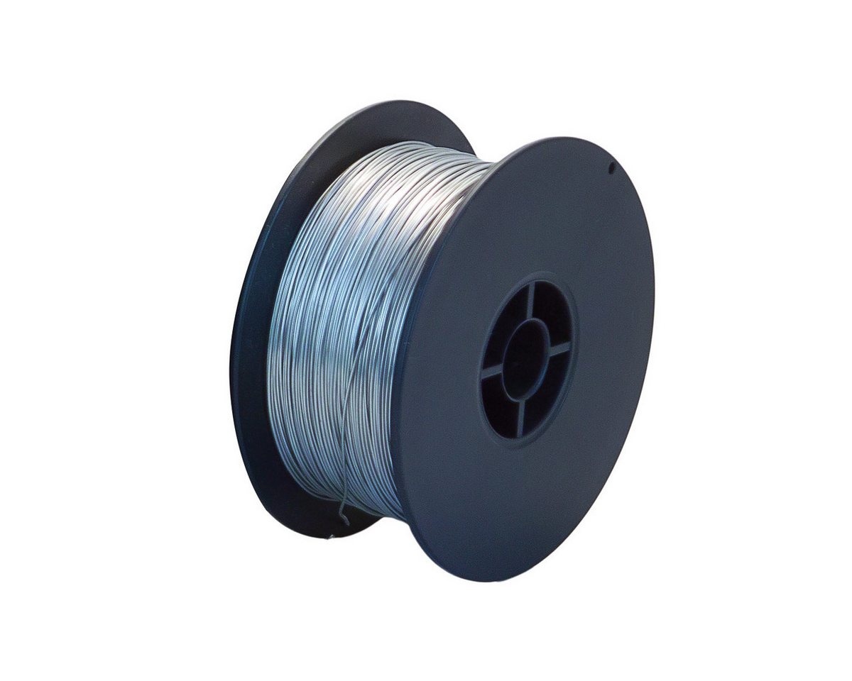 GOEBEL GmbH Draht Edelstahl A2 Basteldraht Flechtdraht Spanndraht Bindedraht Stahldraht, (1 x PVC-Spule Draht Edelstahldraht V2A - A2, 1St), Basteldraht Flechtdraht Spanndraht Bindedraht Stahldraht Deko-Draht von GOEBEL GmbH