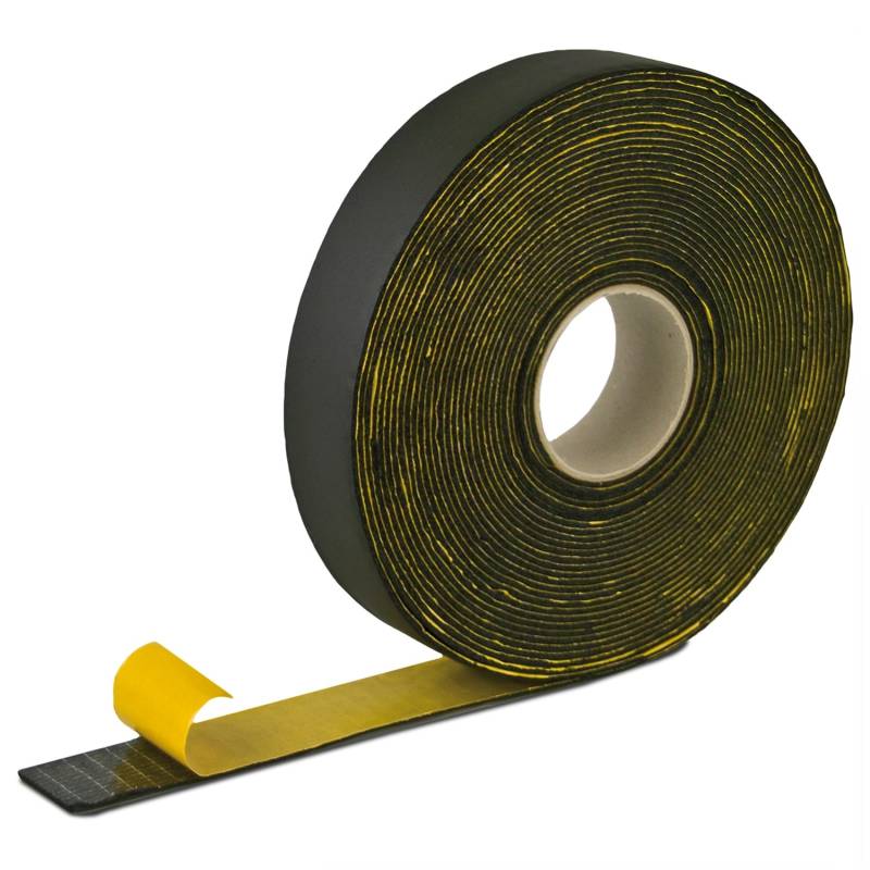 GOEBEL 1 Rolle KautschukTapeband Tape 3,0mm x B50,0mm x L15m Rolle Selbstklebend Kautschuk-Tapeband von GOEBEL