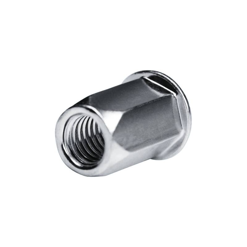 GOEBEL 250 Blindmuttern M4 Stahl Verzinkt 6,0 x 11,5 mm Flachkopf Schaftende Offen Muttern Setzmutter Go-Nut von GOEBEL