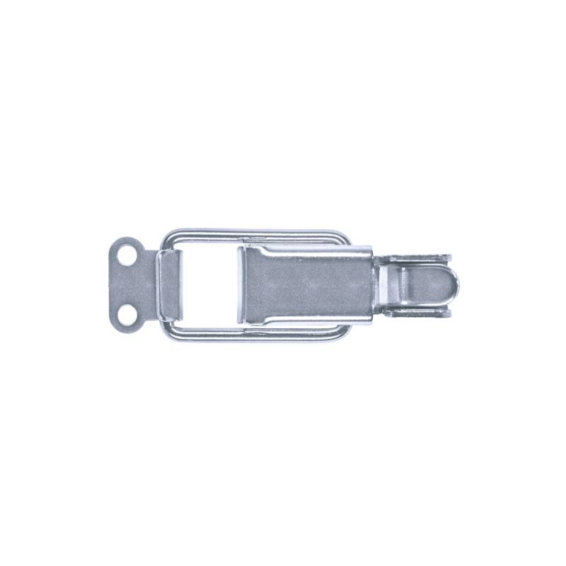 GOEBEL 50 Spannverschlüsse Aluminium mit Bügel in Edelstahl A2 44PC inkl. Gegenhaken Verriegelungen Kastenriegelschloss von GOEBEL