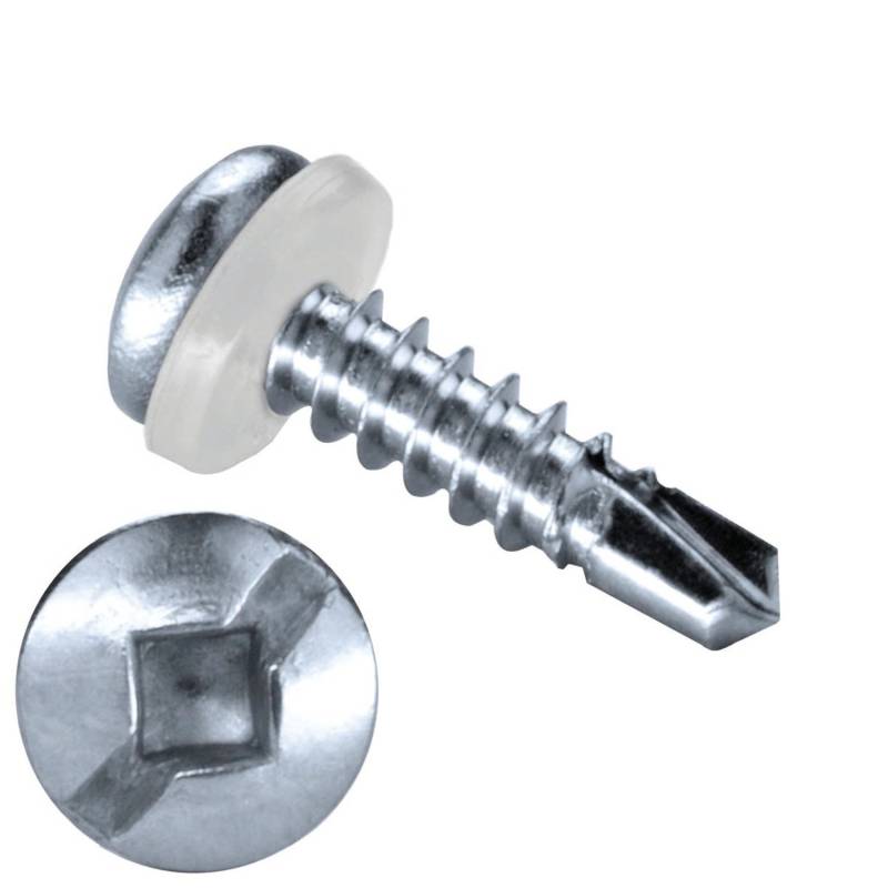 GOEBEL 500 Bohrschrauben Linsenkopf PA Scheibe 4,2 x 16,0 mm Edelstahl A2 Innenvierkant Schrauben GOEBEL 500 Bohrschrauben Linsenkopf PA Scheibe 4,2 x 16,0 mm Edelstahl A2 Innenvierkant Schrauben von GOEBEL