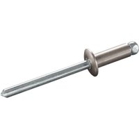 GOEBEL - 500 x Blindnieten Monel® verzinkt / Stahl (Ø x L) 4,8 x 19,0 mm mit Flachkopf - Flachkopf Nieten - Popnieten - STANDARD von GOEBEL