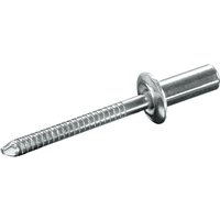 Goebel - 1000 x Dicht-Becherblindnieten mit gerilltem Nietdorn (ø x l) 3,2 x 16,0 mm Edelstahl A2 (V2A) / Edelstahl C1 Flachkopf ISO16585 - Becher von GOEBEL