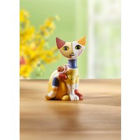 Katze mit Schnecke aus hochwertigem Porzellan von GOEBEL