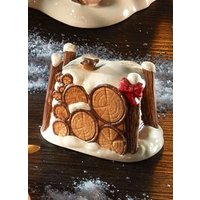 Winterliche Szene: Tolle Himmelsboten im Winterwald von GOEBEL