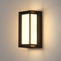 GOECO Außenwandleuchte LED Wandlampe Neutralweiß 4000K Wasserdicht IP65 Für Eingang Korridor Hof Garten Terrasse Balkon Garage Schwarz GOECO Außenwandleuchte LED Wandlampe Neutralweiß 4000K Wasserdicht IP65 Für Eingang Korridor Hof Garten Terrasse Balkon Garage Schwarz von GOECO