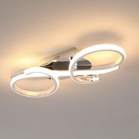 GOECO Moderne LED-Deckenleuchte, 36W 4000LM Kreative geometrische Design-Deckenlampe, Chrom Deckenleuchte für Wohnzimmer, Schlafzimmer, Esszimmer, GOECO Moderne LED-Deckenleuchte, 36W 4000LM Kreative geometrische Design-Deckenlampe, Chrom Deckenleuchte für Wohnzimmer, Schlafzimmer, Esszimmer, von GOECO