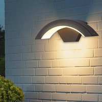 Led Wandleuchte Außen Innen 24W IP54 Warmweiß 3000K Metall für Garten Flur - Goeco Led Wandleuchte Außen Innen 24W IP54 Warmweiß 3000K Metall für Garten Flur - Goeco von GOECO