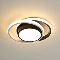 Deckenlampe led, 27W 2350LM Moderne Runde Design led Deckenleuchte, led Lampe Deckenlampe Warrmweiß Licht 3000K Küchenlampe Deckenleuchte für von GOECO