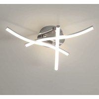 Led Deckenleuchte, 3 Flammig Lampen, Wellenförmige Deckenlampe, 4.000K Neutralweiß, 18W 1.600 lm, Moderne lampe für Schlafzimmer Wohnzimmer Flur von GOECO