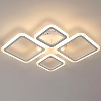 Moderne LED-Deckenleuchte, 41 w, quadratische Deckenlampe, 3000 k warmweiße Deckenbeleuchtung für Schlafzimmer, Küche, Flur, Wohnzimmer von GOECO