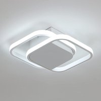 Goeco - Moderne LED-Deckenleuchte quadratische LED-Deckenleuchte 24 w 2200 lm 6000 k kaltweiß Deckenleuchte für Schlafzimmer Wohnzimmer Küche Flur von GOECO