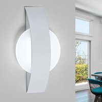 Moderne LED-Wandleuchte, runde Wandlampe, Kaltweiß 6000 k, für Schlafzimmer, Wohnzimmer, Flur, Eingangsbereich, weiß von GOECO