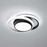 Deckenlampe led, Runde Deckenleuchte Modern 32W 2350LM, Deckenlampen für Bad Schlafzimmer Flur Küche Wohnzimmer Balkon, 6500K kaltweißes Licht, von GOECO