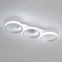 Runde led Deckenleuchte, 32W 2500 lm Moderne led Deckenleuchte, Moderne led Deckenleuchte für Küche Wohnzimmer Flur Schlafzimmer, Kaltweiss 6000K, von GOECO