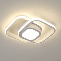 Goeco - led -Deckenlampe, 32W 3600 lm Quadratdecke im Aluminium, Beleuchtung von weißen Deckenneutral 4500k für Schlafzimmerküchenkorridor von GOECO